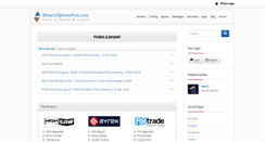 Desktop Screenshot of binaryoptionspost.com